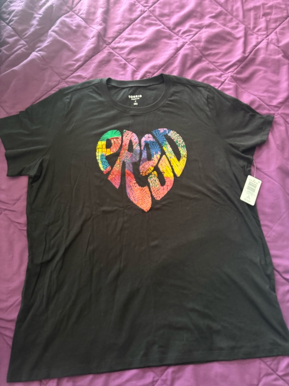 Torrid Proud Classic Fit Tee - NWT